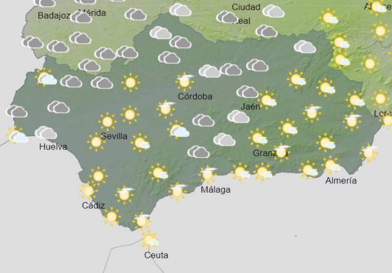 Andalusia weather forecast April 1-7: Temps to climb into the 30s this week