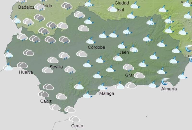 Andalusia weather forecast April 1-7: Temps to climb into the 30s this week