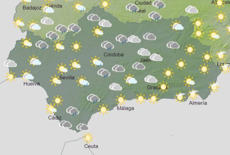 Andalusia weekly weather forecast April 8-14: A big change from Tuesday onwards