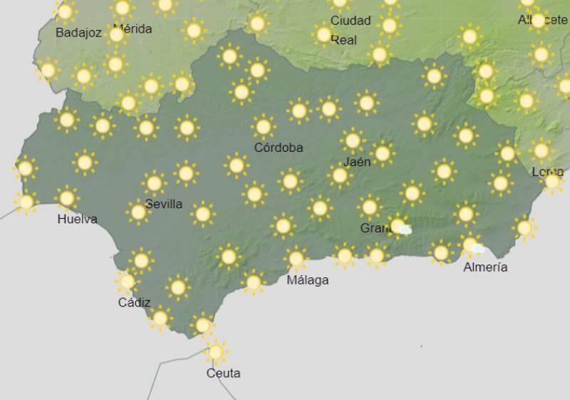 Andalusia weekly weather forecast April 8-14: A big change from Tuesday onwards
