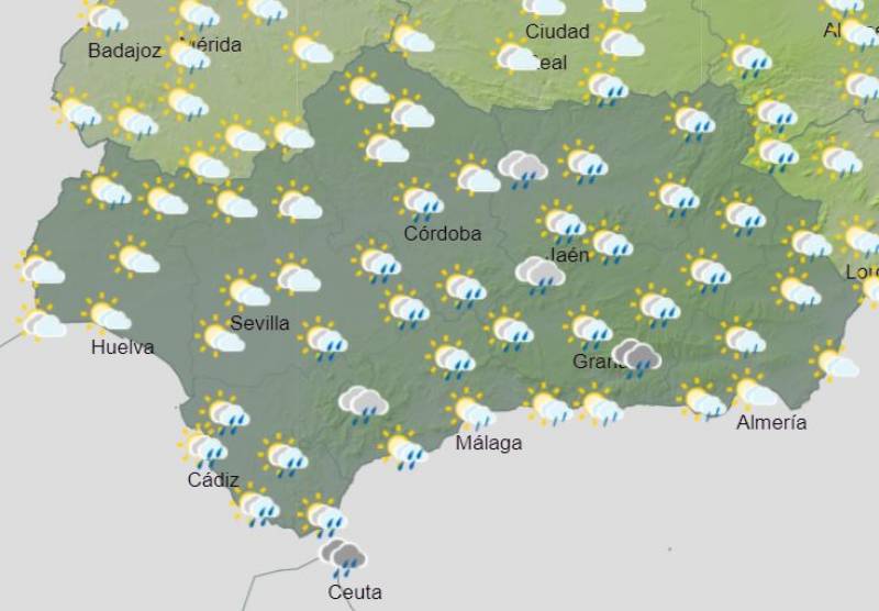 A wet start to a warm week: Andalusia weather forecast April 29-May 5