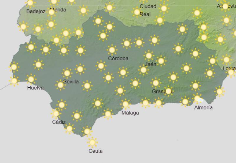 Andalusia weather forecast July 15-21 provides no respite