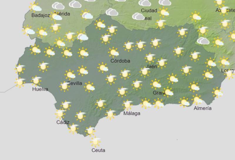 Where the rain will strike this week: Andalusia weather forecast September 23-29