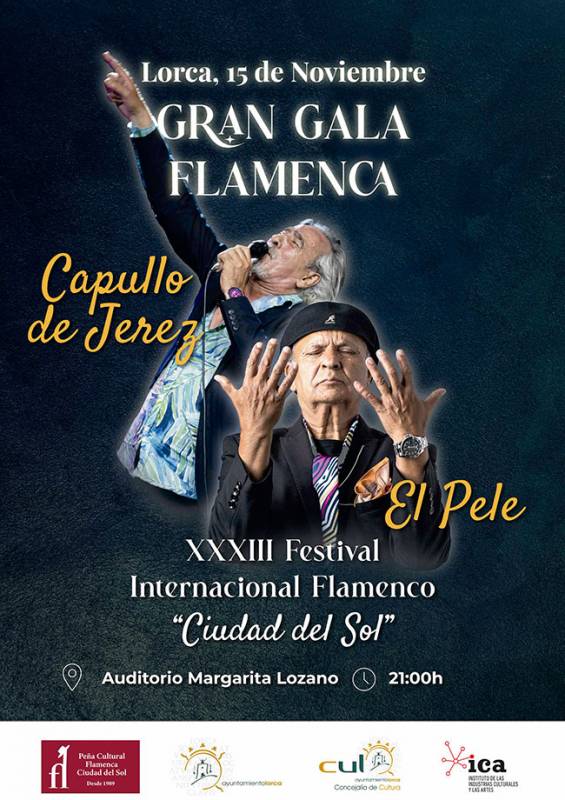 November 12 to 15 Ciudad del Sol flamenco festival in Lorca