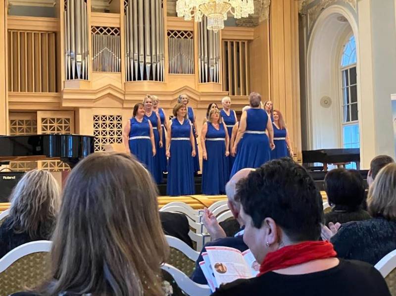 Spangles Ladies' Harmony Chorus win bronze prize at Prague singing competition