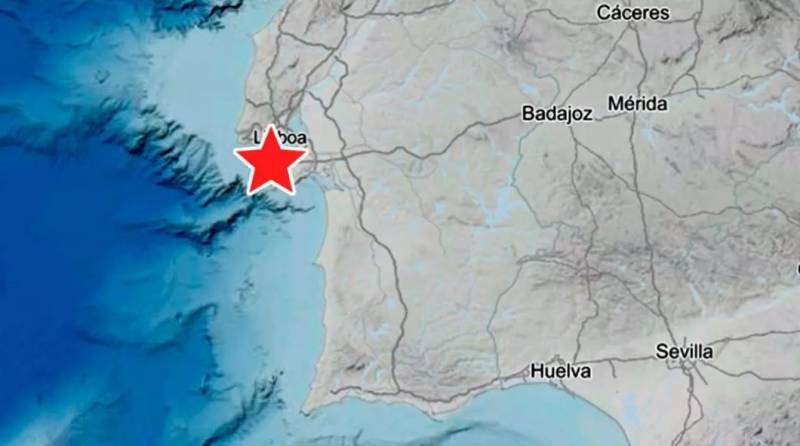 Earthquake in Lisbon measuring 4.4 felt in Andalucía