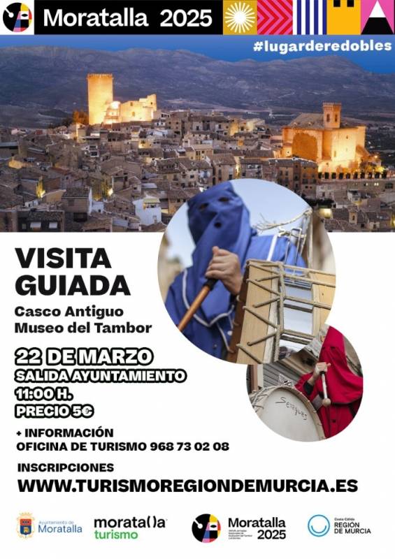 March 22 Guided tour of the historic town centre and drum museum of Moratalla