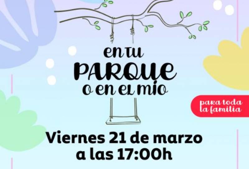 March 21 Family fun in San Javier with In Your Park or Mine