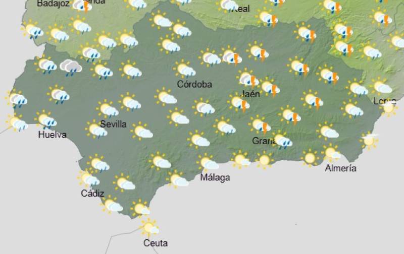 Andalucía weekend weather forecast May 1–4: Rising heat, spring storms and Saharan dust
