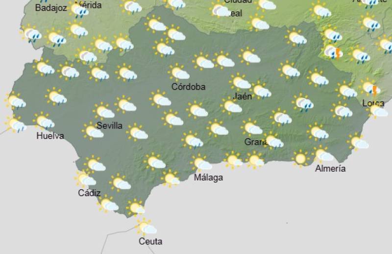 Andalucía weekend weather forecast May 1–4: Rising heat, spring storms and Saharan dust