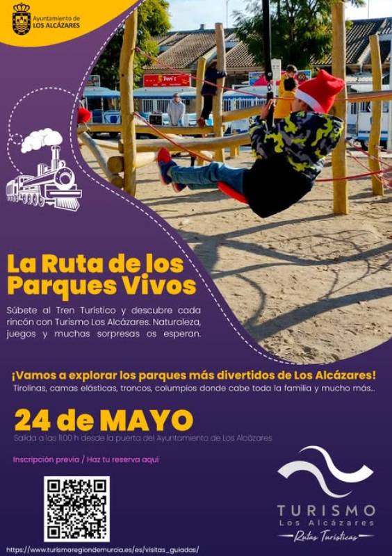 May 24 Free guided tour of the parks and gardens of Los Alcázares