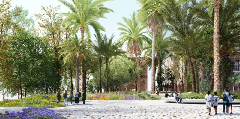 Alhama de Murcia's central square to undergo major green transformation this June