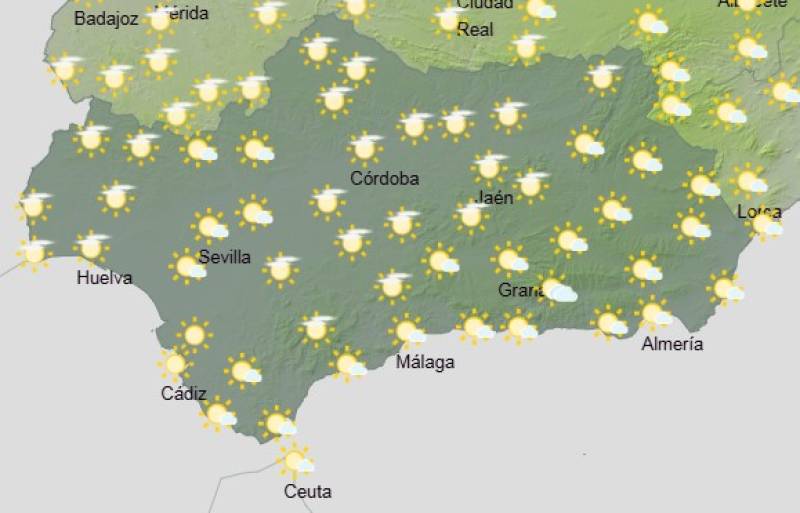 Andalucía weekend weather forecast May 29-June 1: Sunshine, heat and a hint of calima