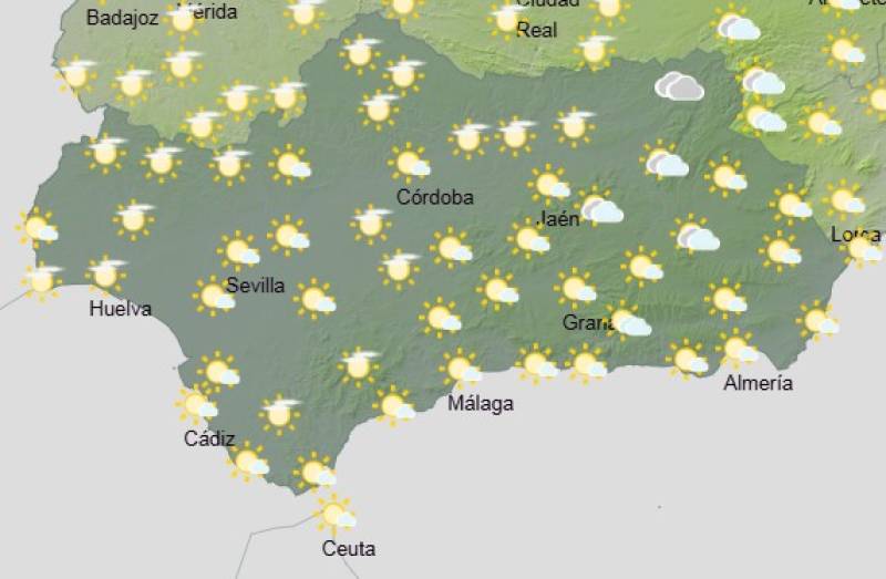 Andalucía weekend weather forecast May 29-June 1: Sunshine, heat and a hint of calima
