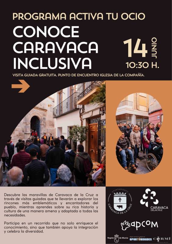 June 14 Inclusive guided tour of Caravaca for those of limited mobility