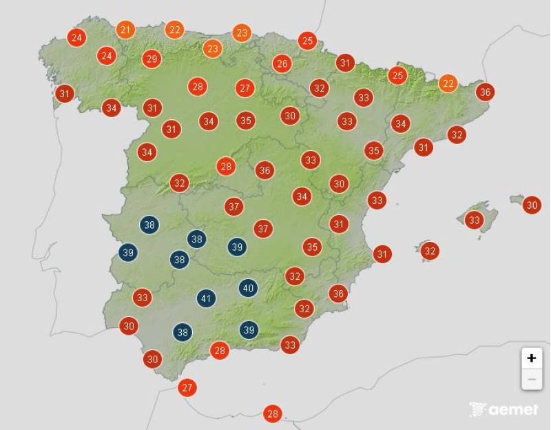 Spanish heatwave ends but scorching temperatures persist: Weather forecast July 3-6