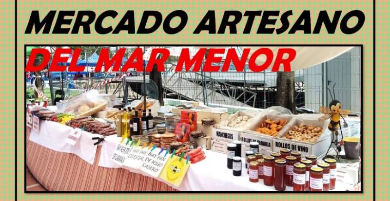 July 13 Sunday artisan market in Santiago de la Ribera