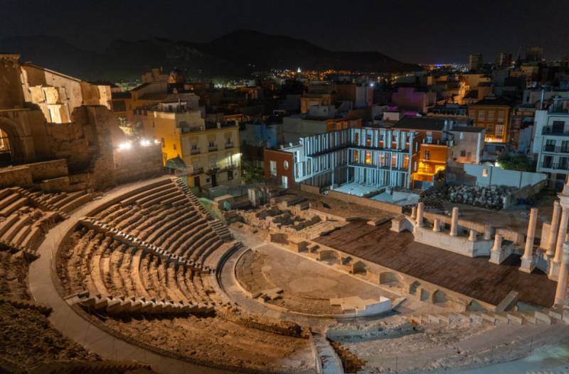 August 2025 Night visits and other activities at the Roman Theatre of Cartagena and the Molinete Roman forum district