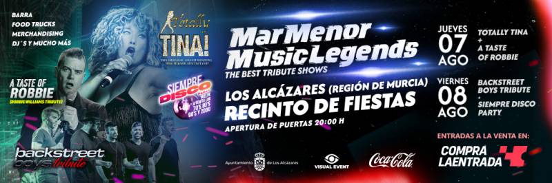August 7 Robbie Williams and Tina Turner in Los Alcázares!