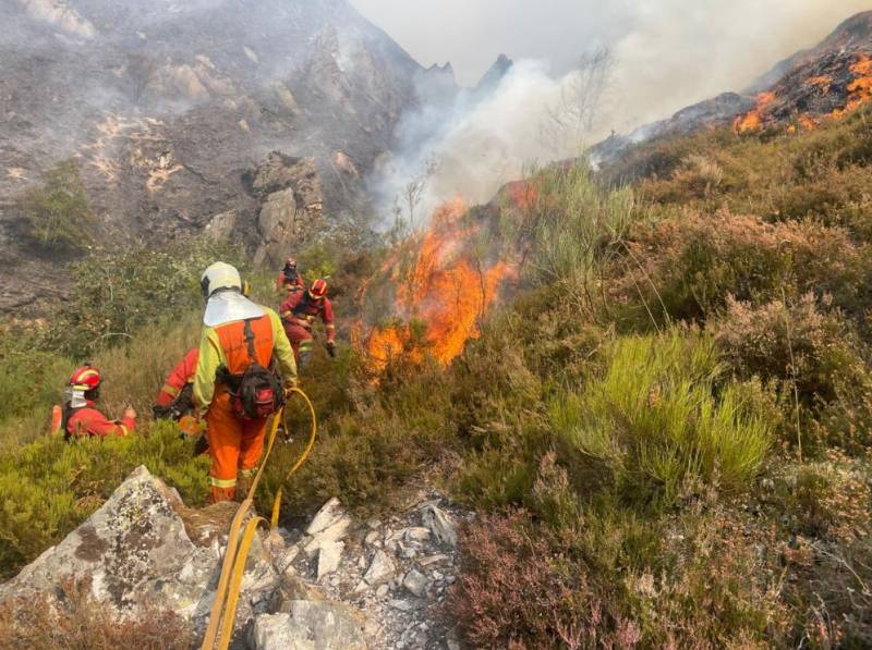 Spain still on high alert as forest fires continue across several regions