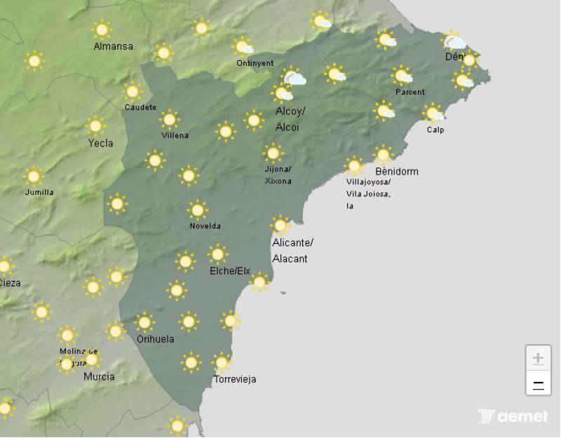 Last heat warning of August: Alicante weekend weather forecast August 28-31
