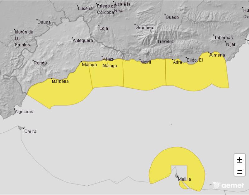 Andalucia weekend weather forecast August 28-31