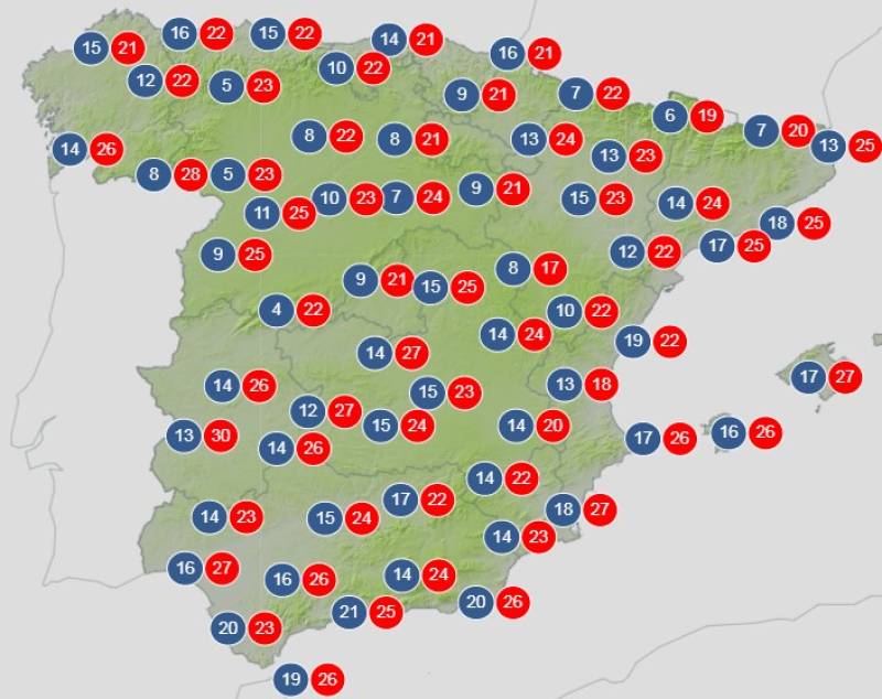 Spain weekly weather forecast September 29-October 2: Torrential downpours in east, clearing skies midweek