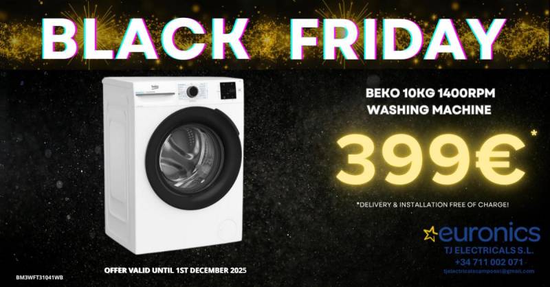 Unbeatable Black Friday Deals at TJ Electricals,Euronics Camposol