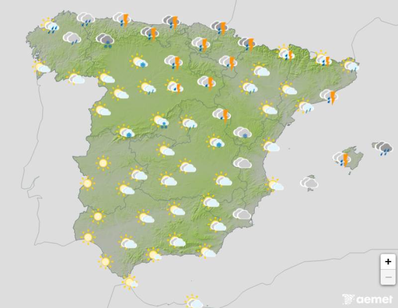Arctic air brings sub-zero temperatures: Spain weather forecast November 17-20