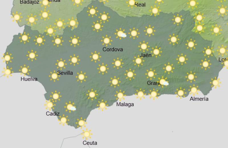 Andalucía weekly weather forecast November 20-23: Chilly starts and sunny spells with patchy skies