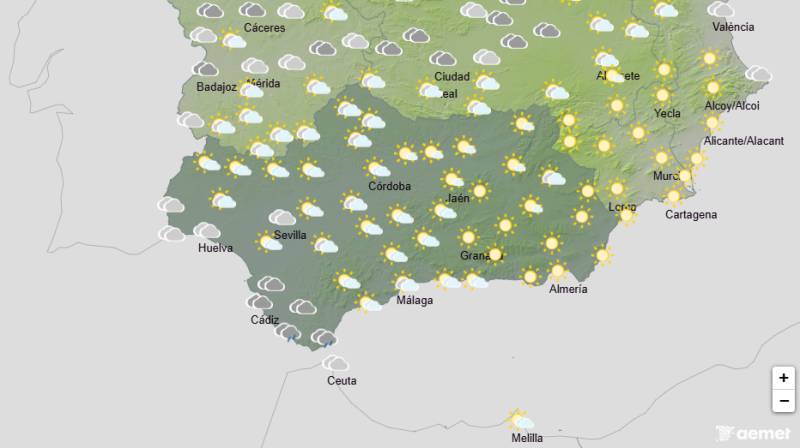 Stormy start and end to the week: Andalucía weather forecast December 29 - January 4