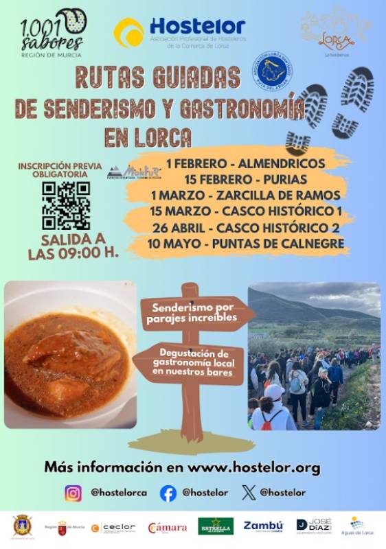 February 1 Rural walk and gastronomic tasting in Almendricos in the Lorca countryside