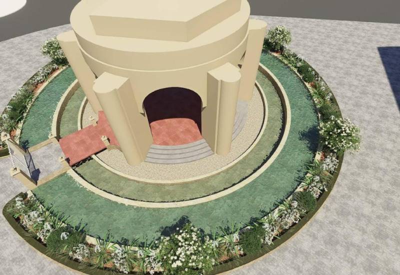 Caravaca is beautifying the gardens around the Templete monument