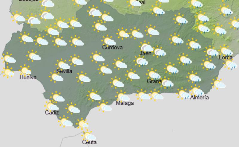 Andalucía weekly weather forecast May 4-7: Mostly dry, warmer and brighter