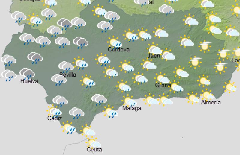 Andalucía weekend weather forecast May 7-10: Storms in the east, then a wetter, cooler finish