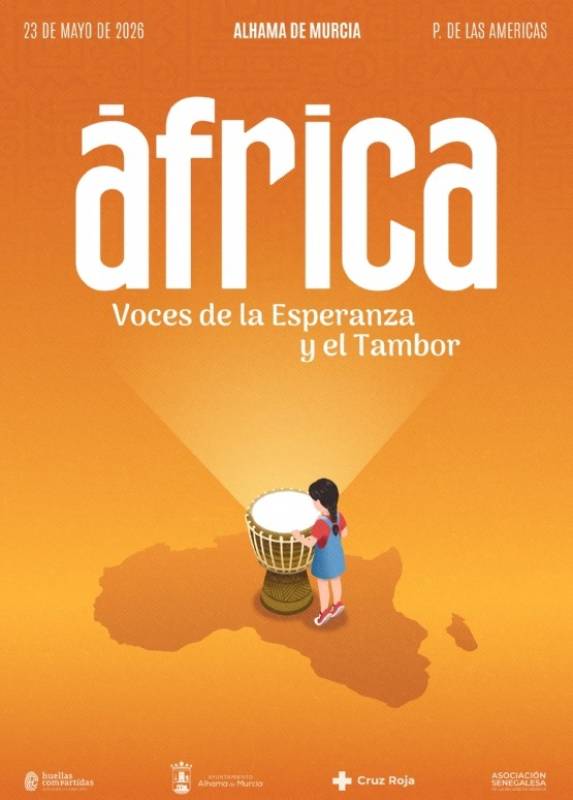 May 23 Africa vocals and drum music in Alhama de Murcia