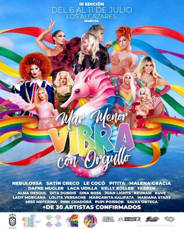 July 6 to 11 Nebulossa and Malena Gracia top the Bill at the Pride Festival in Los Alcázares