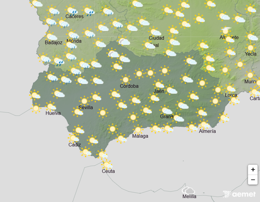 Andalucía weather forecast June 15-18: Temperatures climb steadily over the coming days