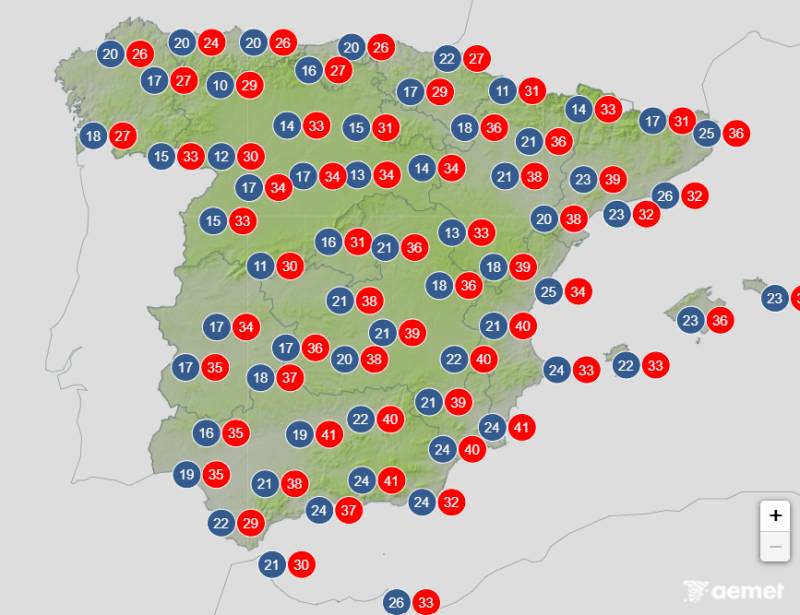 Spain weather forecast July 16-19: Temperatures climb again as a new heatwave looms