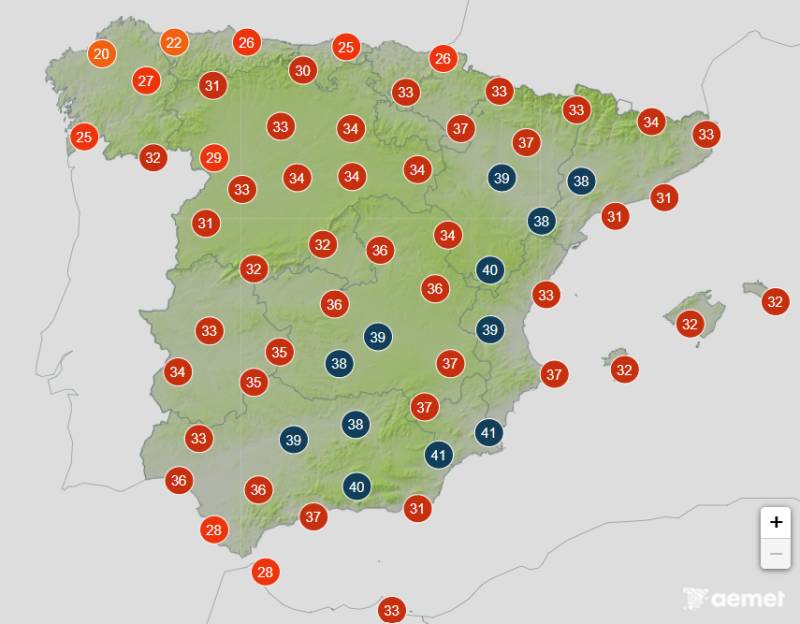 Spain braces for 44ºC before dramatic weekend cool-down: Weather forecast July 23-26