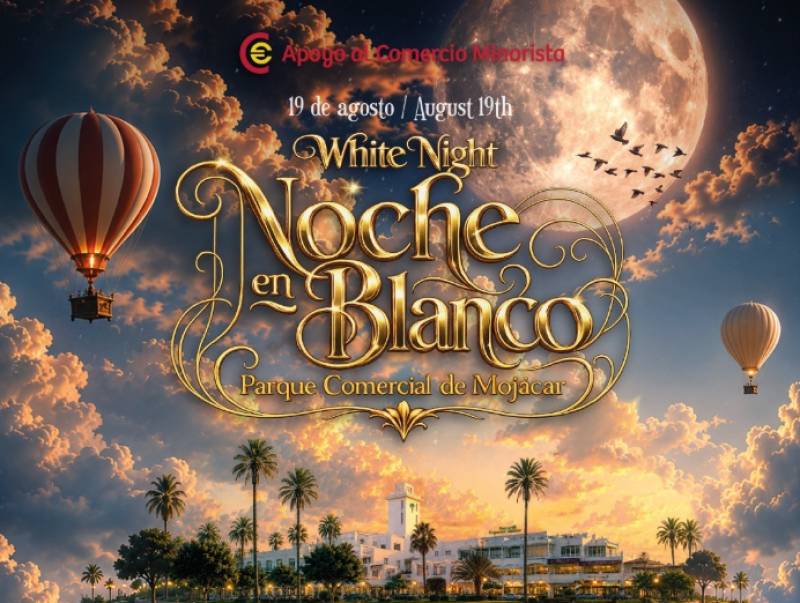 August 19 White Night returns to Mojácar Shopping Centre