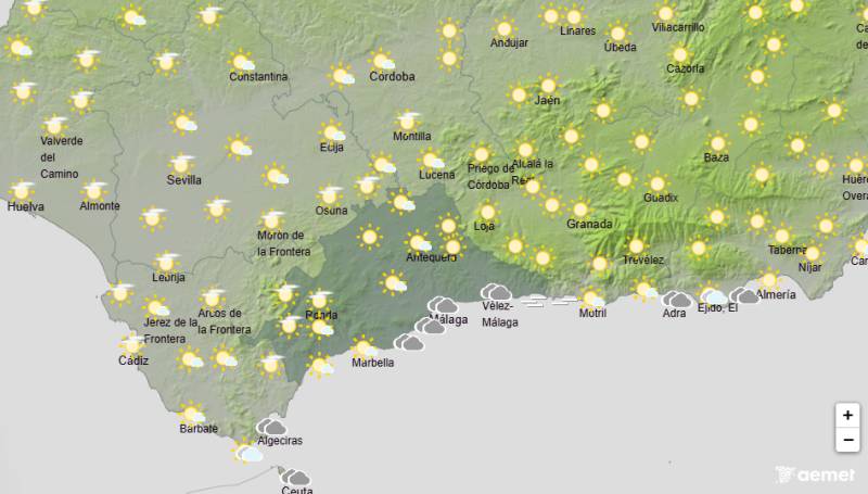 Warm weather gives way to cloud and rain: Andalucia weekend weather forecast September 3-6