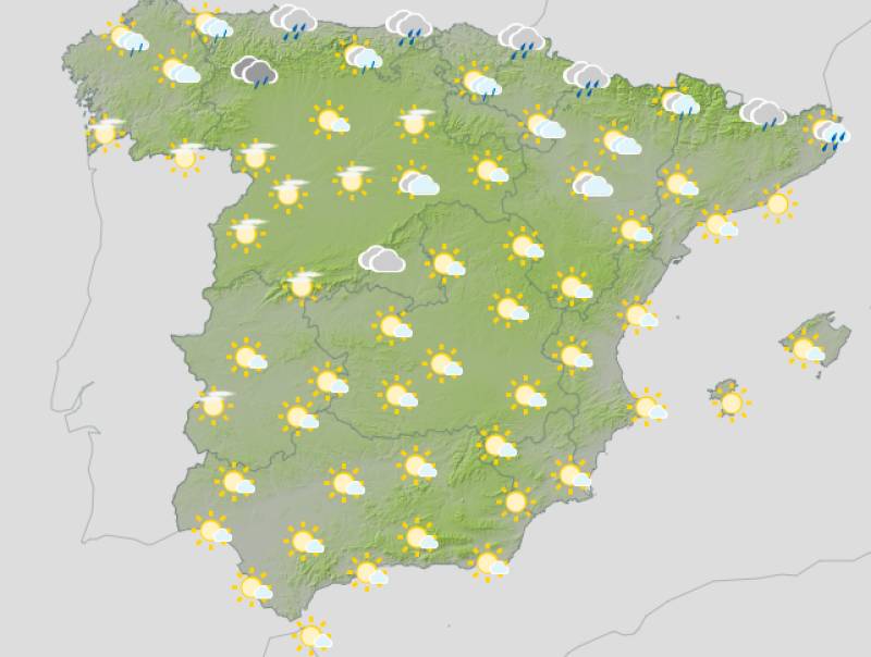 Spain weekly weather forecast October 19-22: Storm Adam clears to leave a calmer, cooler week