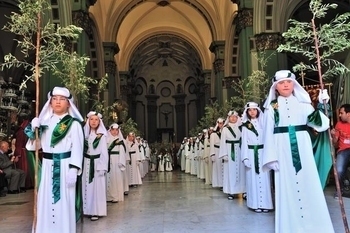 Cartagena, Domingo de Ramos, evening procession